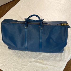 Louis Vuitton Keepall 60 in Blue Epi
